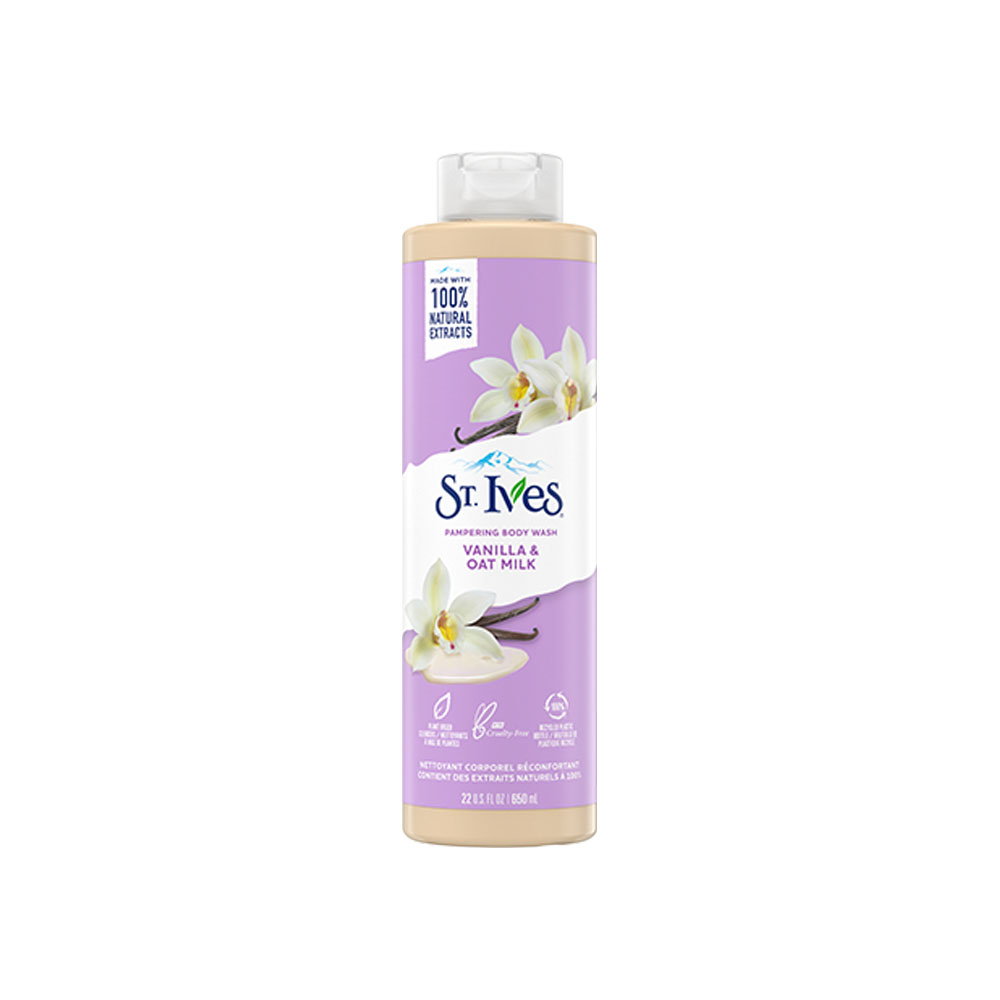 شاپو بدن سنت ایوز St. Ives Vanilla & OAT Milk 650ml